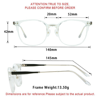 John Plastic Oval Eyeglasses - LifeArtVision