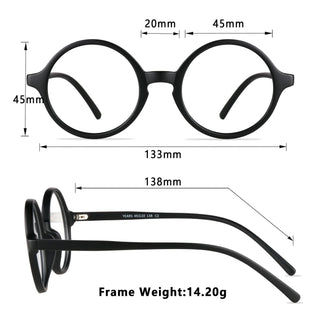 Noad Plastic Round Eyeglasses - LifeArtVision