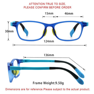 Hunter TR Square Kid's Eyeglasses - LifeArtVision
