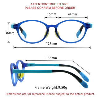 Cameron TR Oval Kid's Eyeglasses - LifeArtVision