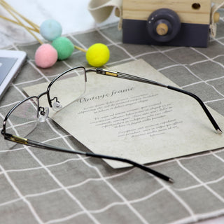 William Metal Rectangle Eyeglasses - LifeArtVision