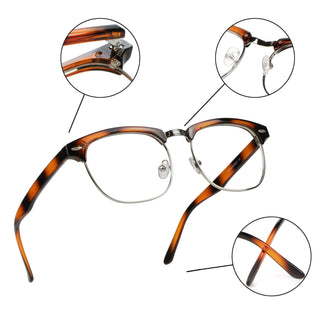 Christian Metal Browline Eyeglasses - LifeArtVision