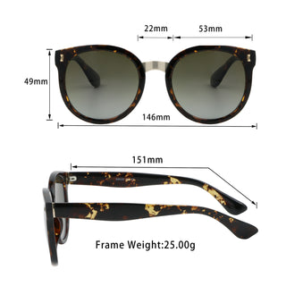 Vedete Plastic Round Sunglasses - LifeArtVision