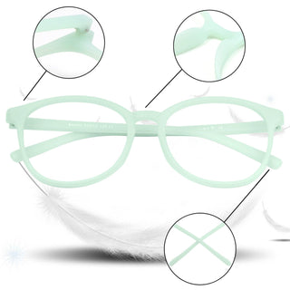 Brady Plastic Round Eyeglasses - LifeArtVision