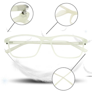 Ryan Plastic Rectangle Eyeglasses - LifeArtVision