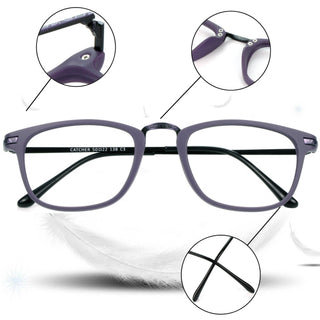 Christopher Plastic Square Eyeglasses - LifeArtVision