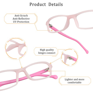 Bryan TR Rectangle Kid's Eyeglasses - LifeArtVision