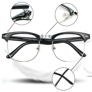 Christian Metal Browline Eyeglasses - LifeArtVision