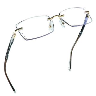 Brisa Metal Rectangle Eyeglasses - LifeArtVision