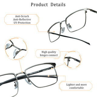 Wyndham Metal Oval Eyeglasses - LifeArtVision