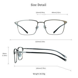 Wyndham Metal Oval Eyeglasses - LifeArtVision