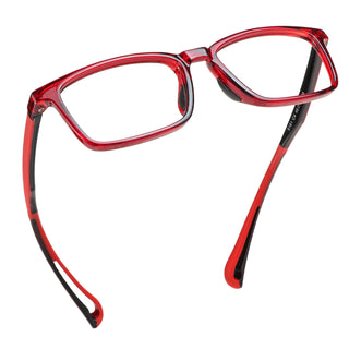 Yolande TR&Silica gel Rectangle Kid's Eyeglasses - LifeArtVision