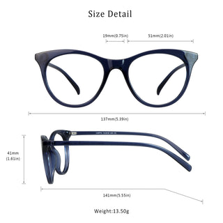 Thomas Plastic Horn Eyeglasses - LifeArtVision