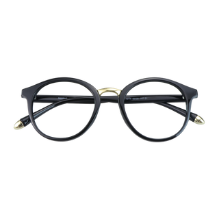 Kylie Plastic Oval Eyeglasses - LifeArtVision