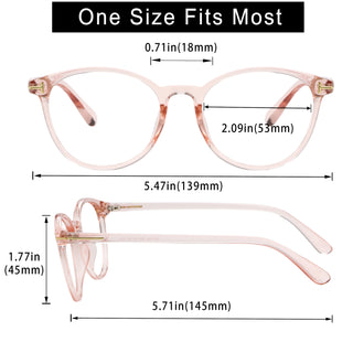 Tresty Plastic Round Eyeglasses - LifeArtVision