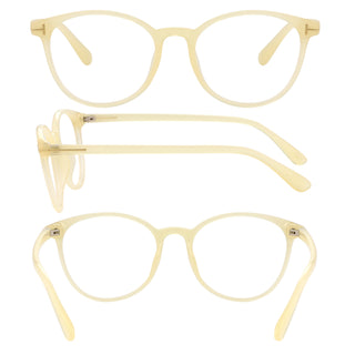 Tresty Plastic Round Eyeglasses - LifeArtVision