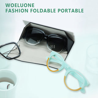 ZDQTDH Premium Hard Shell Foldable Eyeglass Case - LifeArtVision
