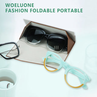 ZDQTDH Premium Hard Shell Foldable Eyeglass Case - LifeArtVision