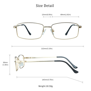 Nyle Metal Oval Eyeglasses - LifeArtVision